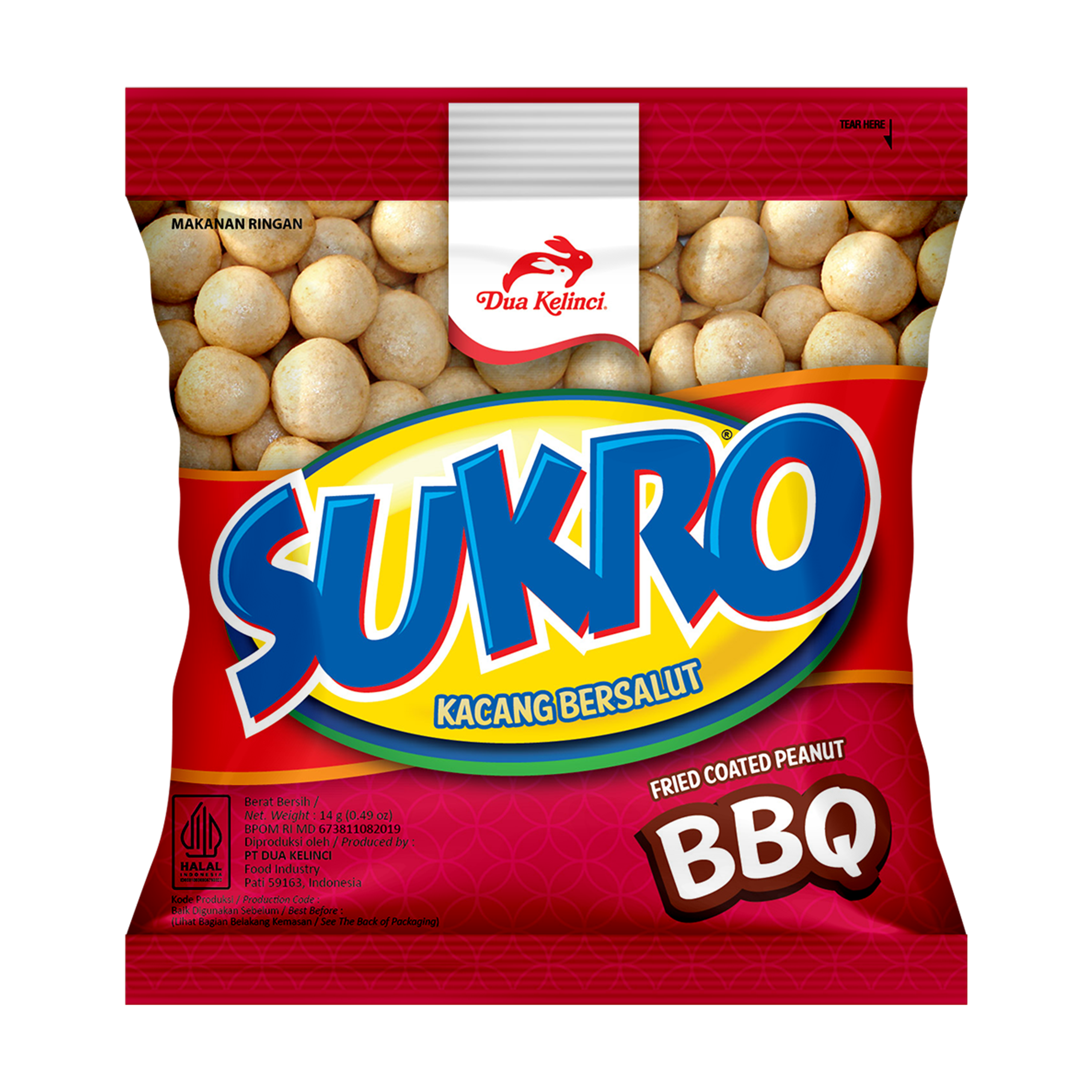 Sukro Kacang Goreng Barbeque 14G