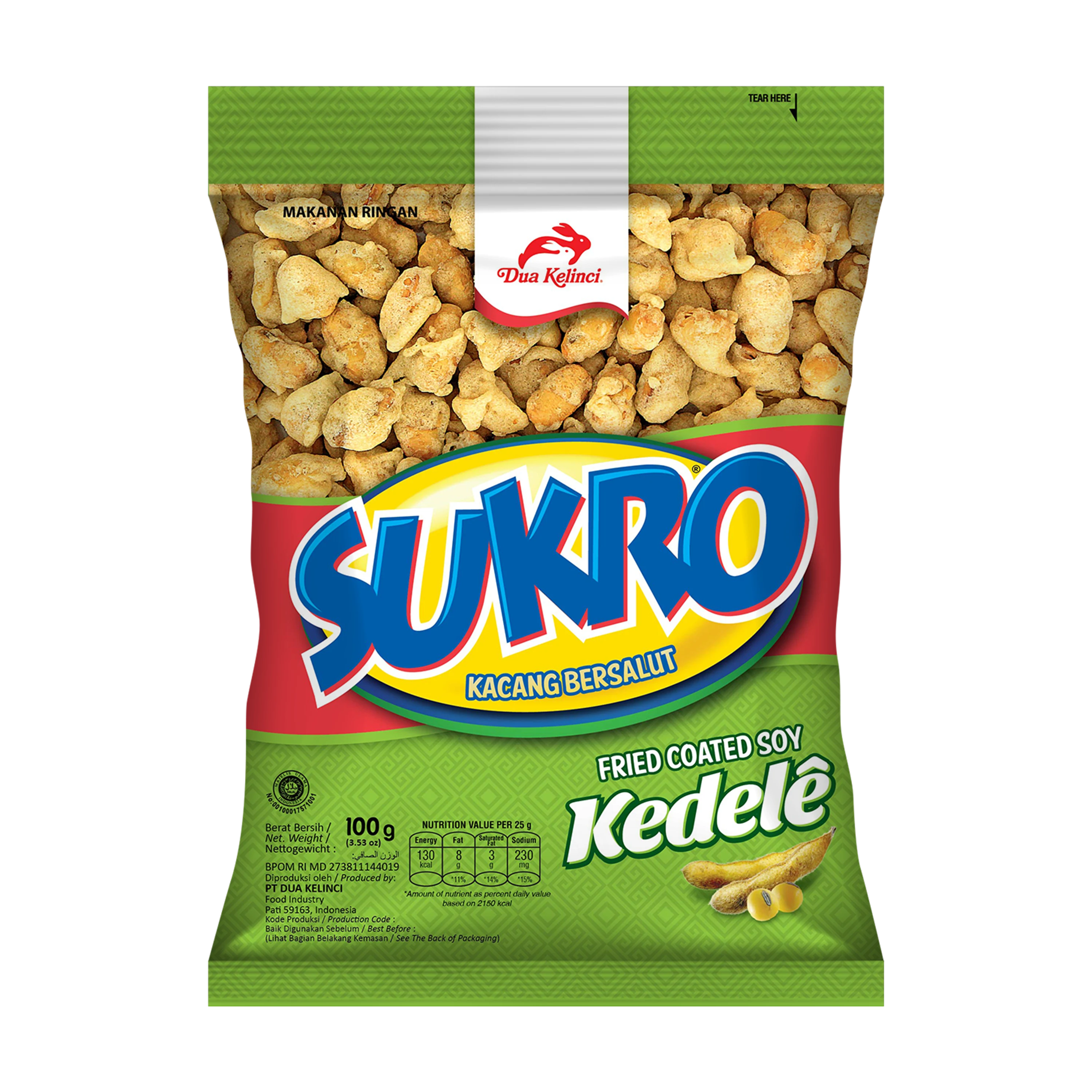 Sukro Kacang Goreng Kedele 100G