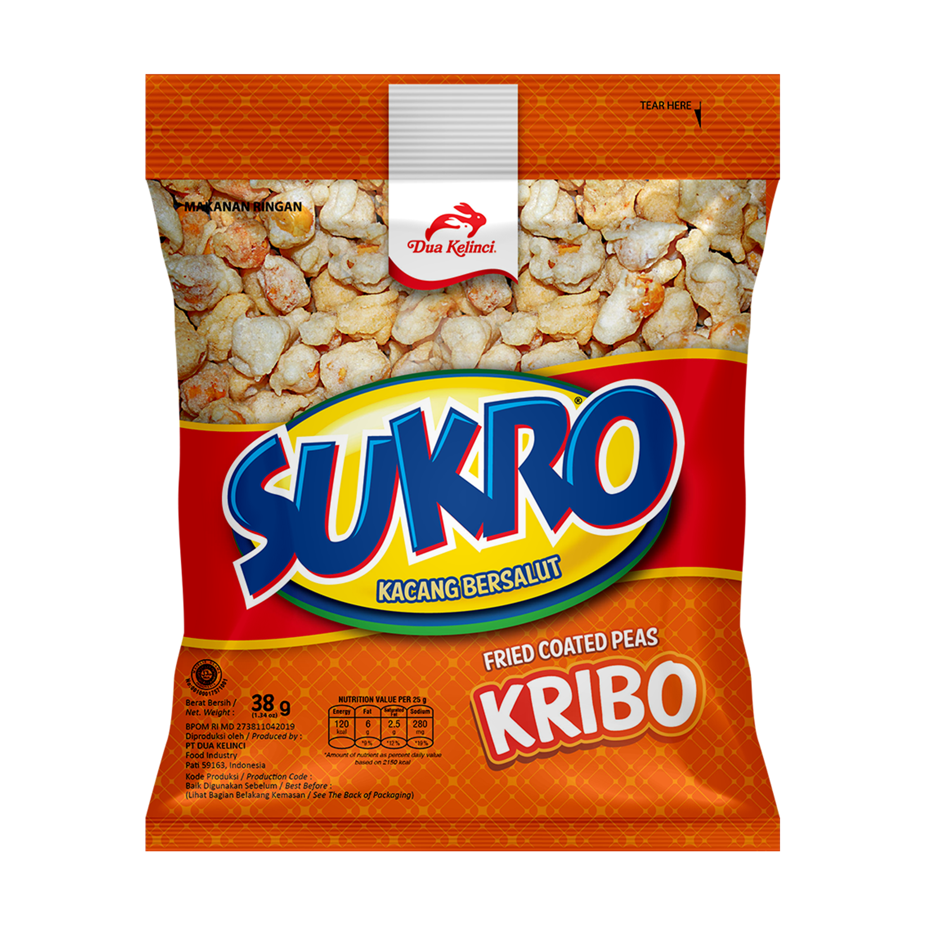 Sukro Kacang Goreng Kribo 38G