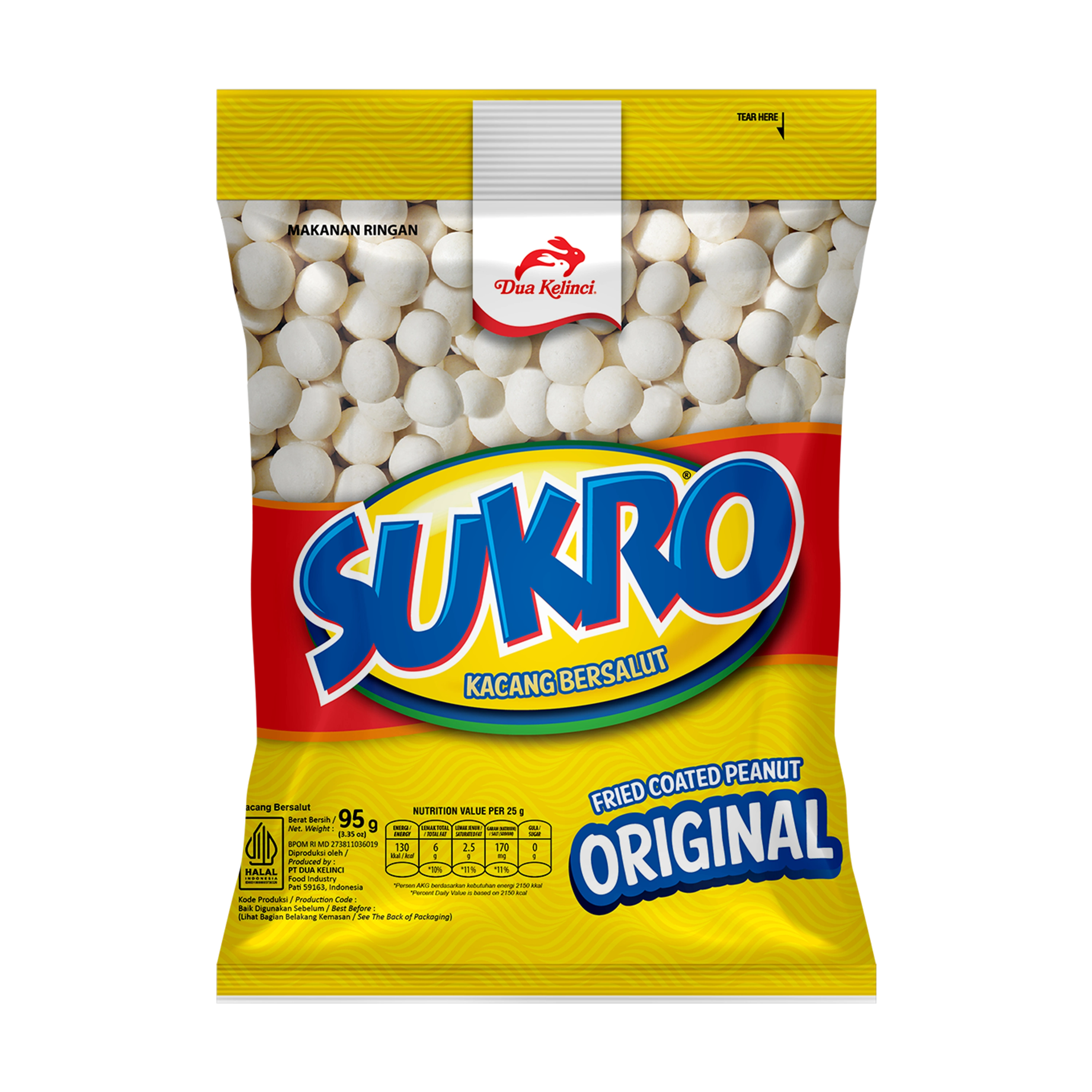 Sukro Kacang Goreng Original 95G