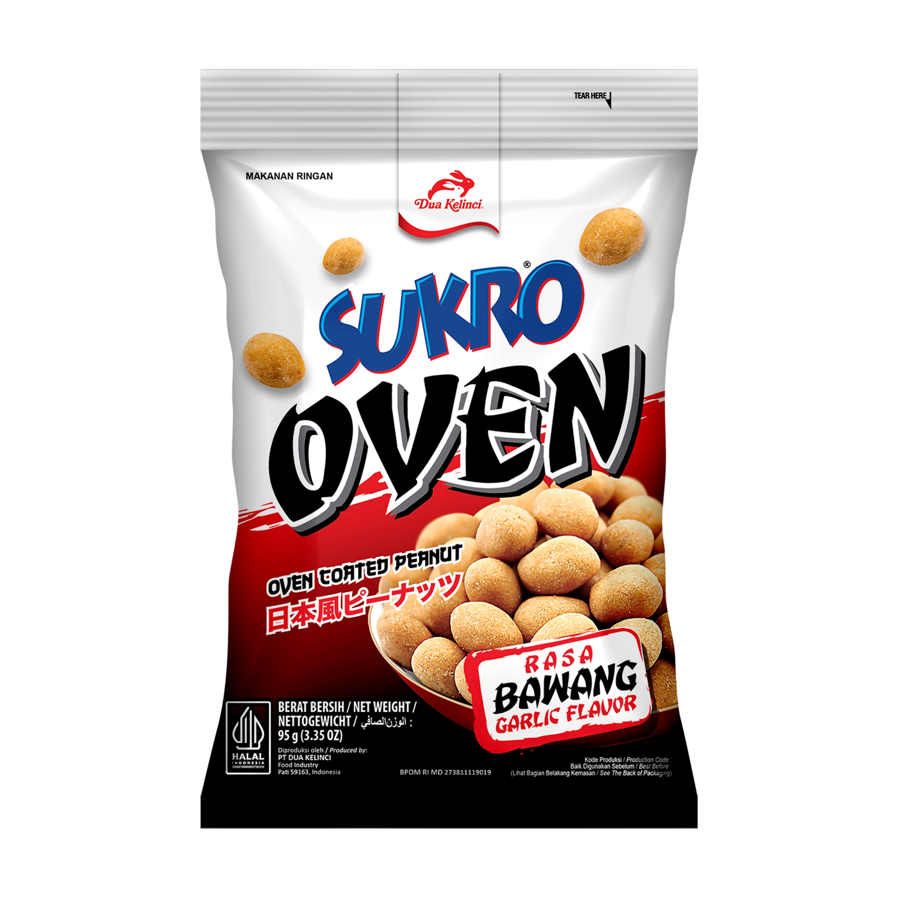 Sukro Kacang Oven Bawang 95g